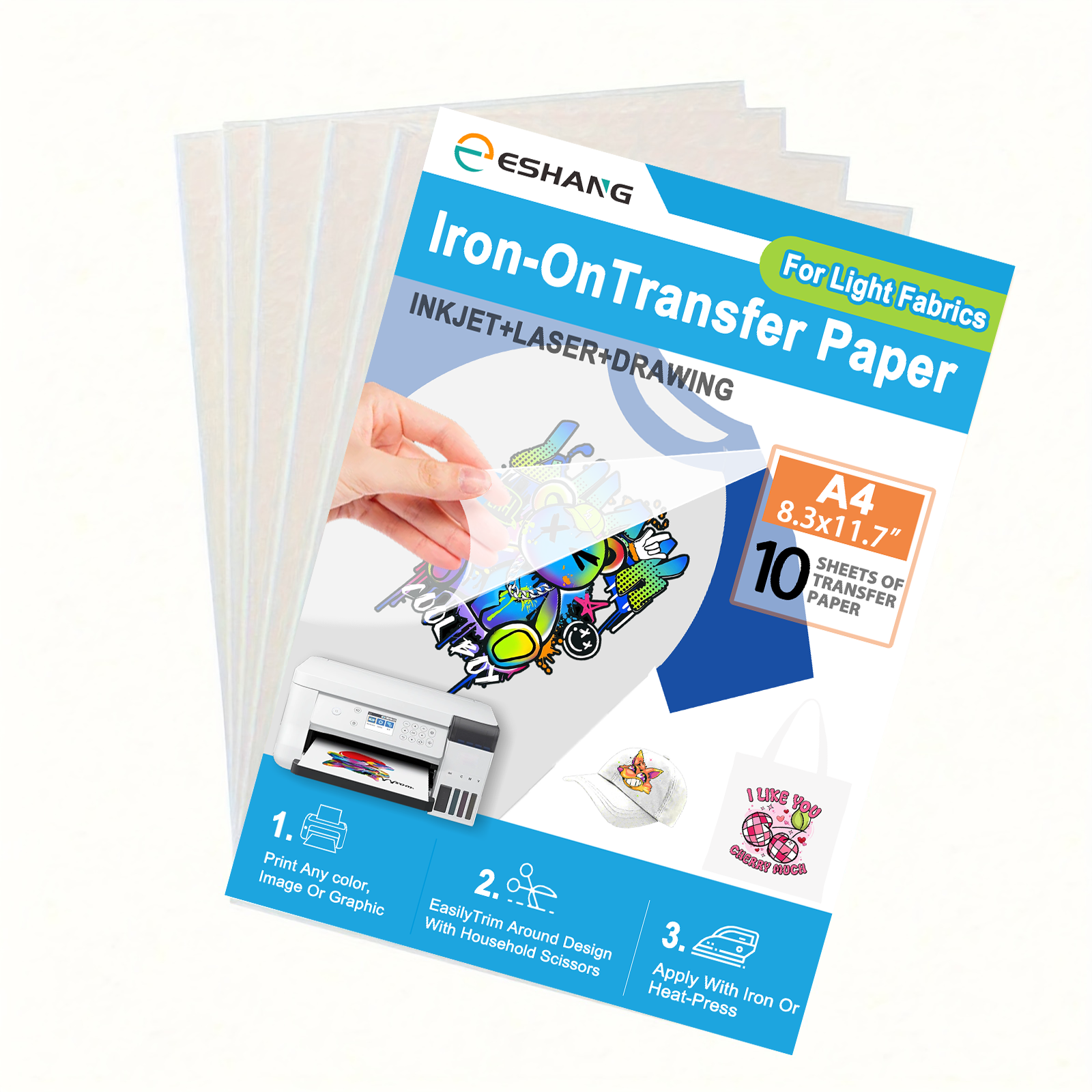 Fabric Softener Sheet - 10 sheets of A4 premium heat