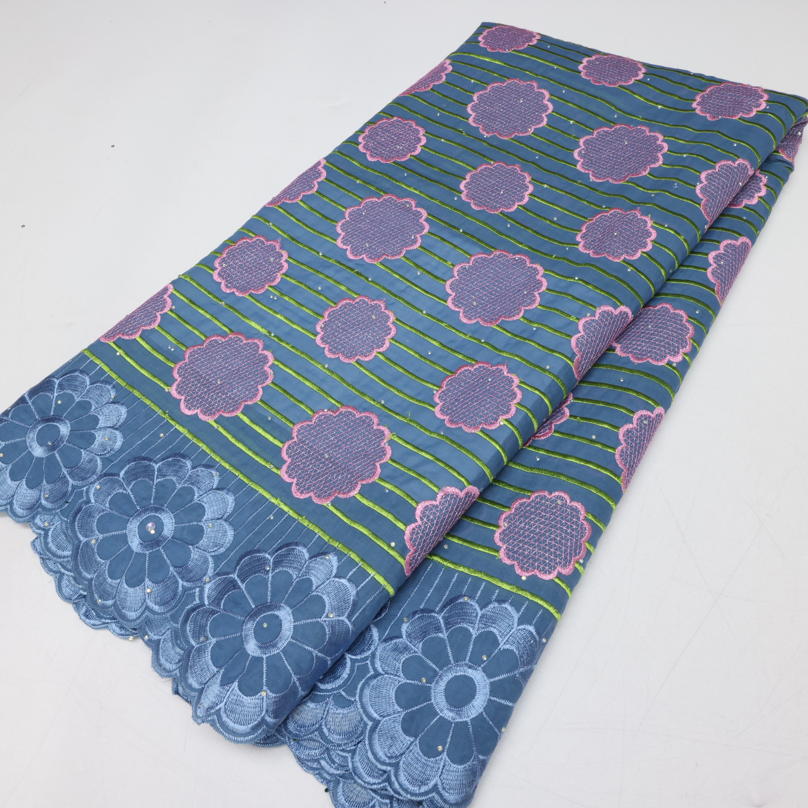 Sewing Embroidery Fabric - Clearance sale African Stones Lace 2025