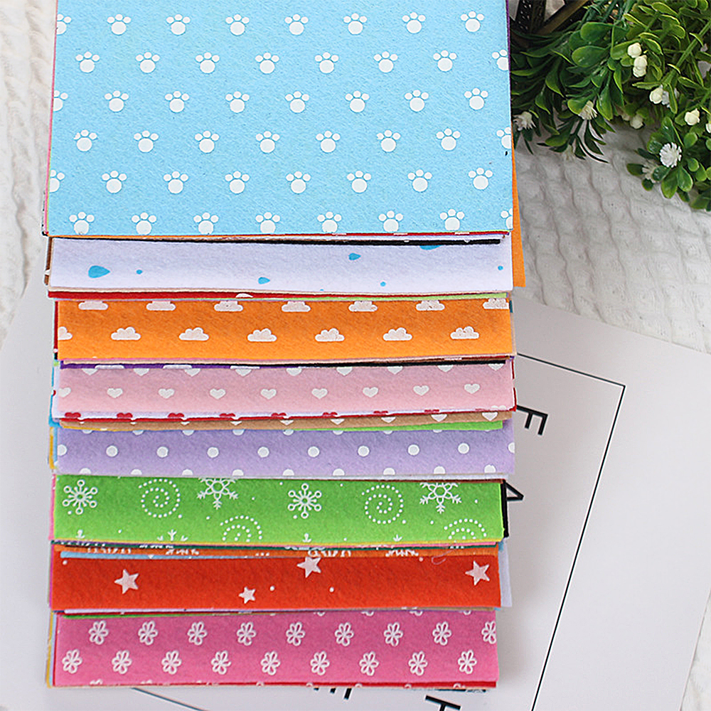 Is Sewing A Textile Craft - 10 PCS 15x15cm 5.9x5.9in Felt Fabric