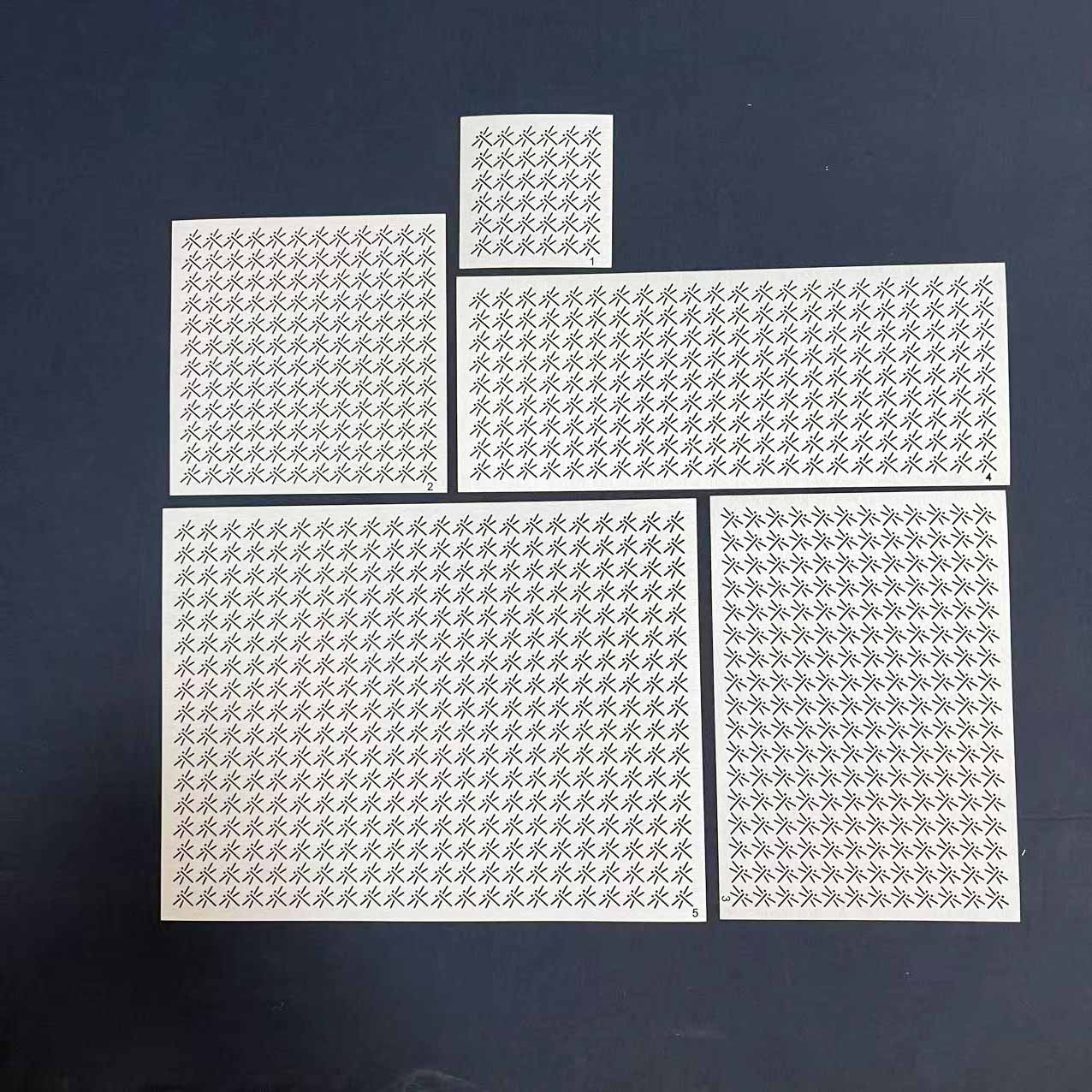 Sewing Embroidery Fabric - Soft Embroidery Stencil R24 Dragoy Pattern