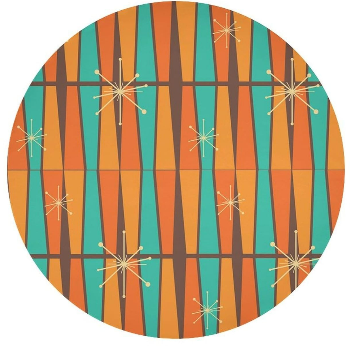Mid Century Modern Orange Yell – Century Textile & Sewing Supply Saskatoon Sk Bewertung und Preis