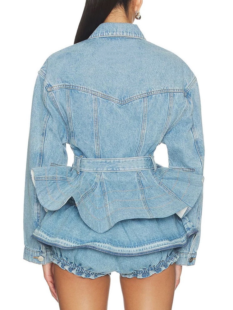 Women Denim Shorts Two Piece S – Sewing Jackets Bewertung und Preis