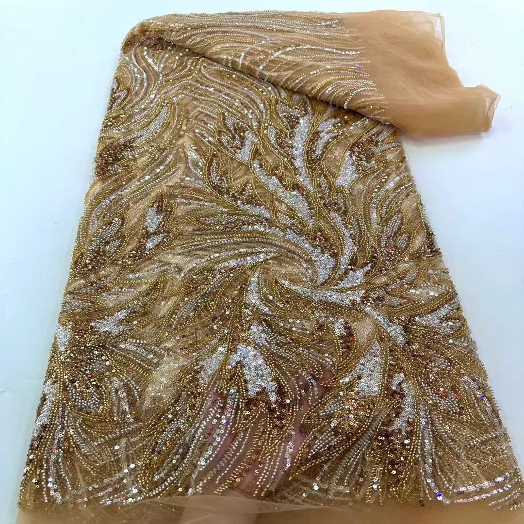 5yard Sequin bead tube embroid – Sewing Embroidery Fabric Bewertung und Preis