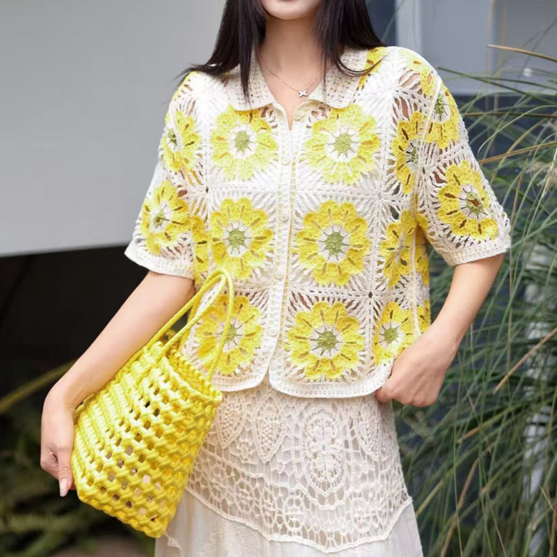 Granny Square Crochet Knit Pol – Sewing Jackets Bewertung und Preis