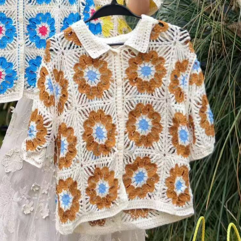 Granny Square Crochet Knit Pol – Sewing Jackets Bewertung und Preis