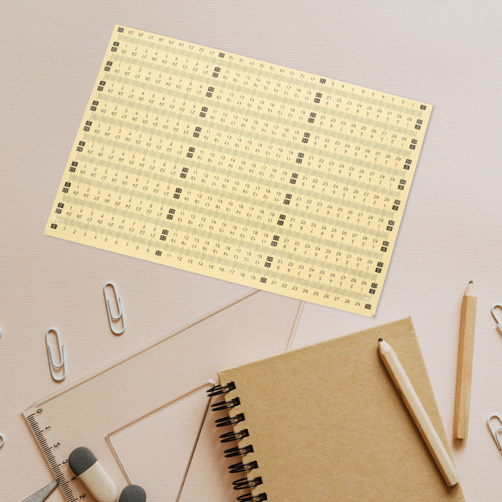 20Pcs Self-Adhesive Measuring  – Sewing Labels Bewertung und Preis