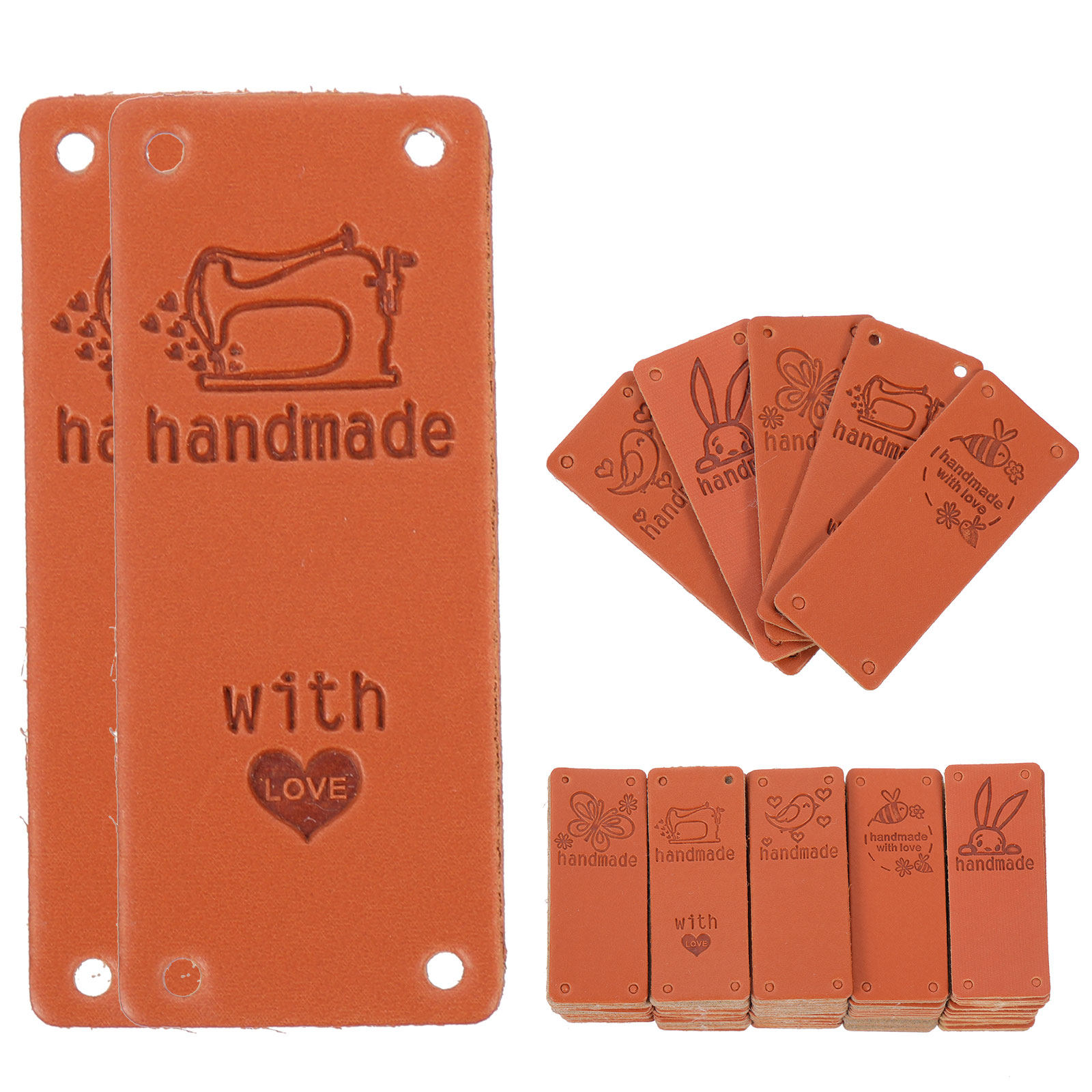 100Pcs Embossed Color Change C – Sewing Labels Bewertung und Preis