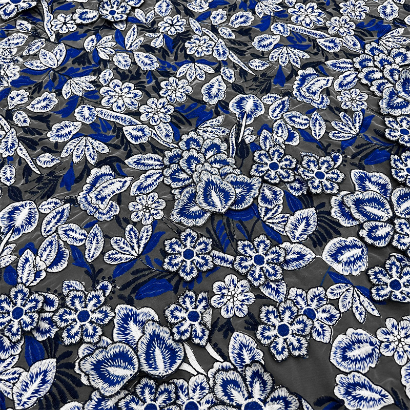 1yard Blue and white porcelain – Sewing Embroidery Fabric Bewertung und Preis