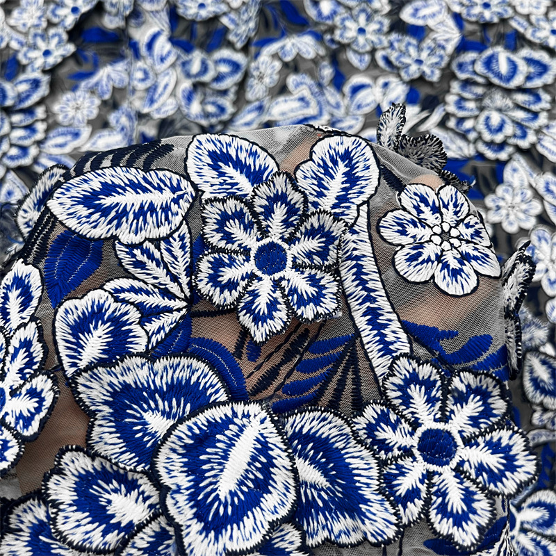 1yard Blue and white porcelain – Sewing Embroidery Fabric Bewertung und Preis