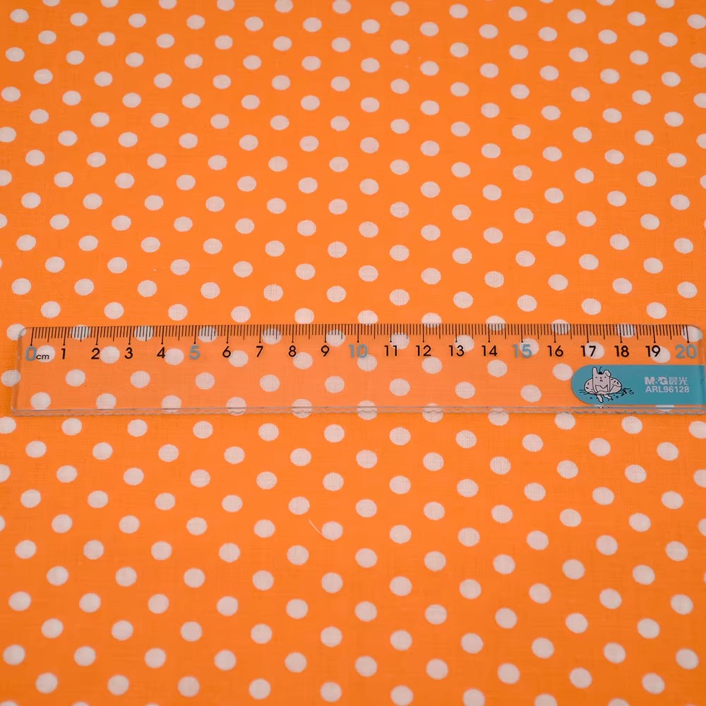 50X150CM White Orange Polka Do – Sewing Textiles Bewertung und Preis