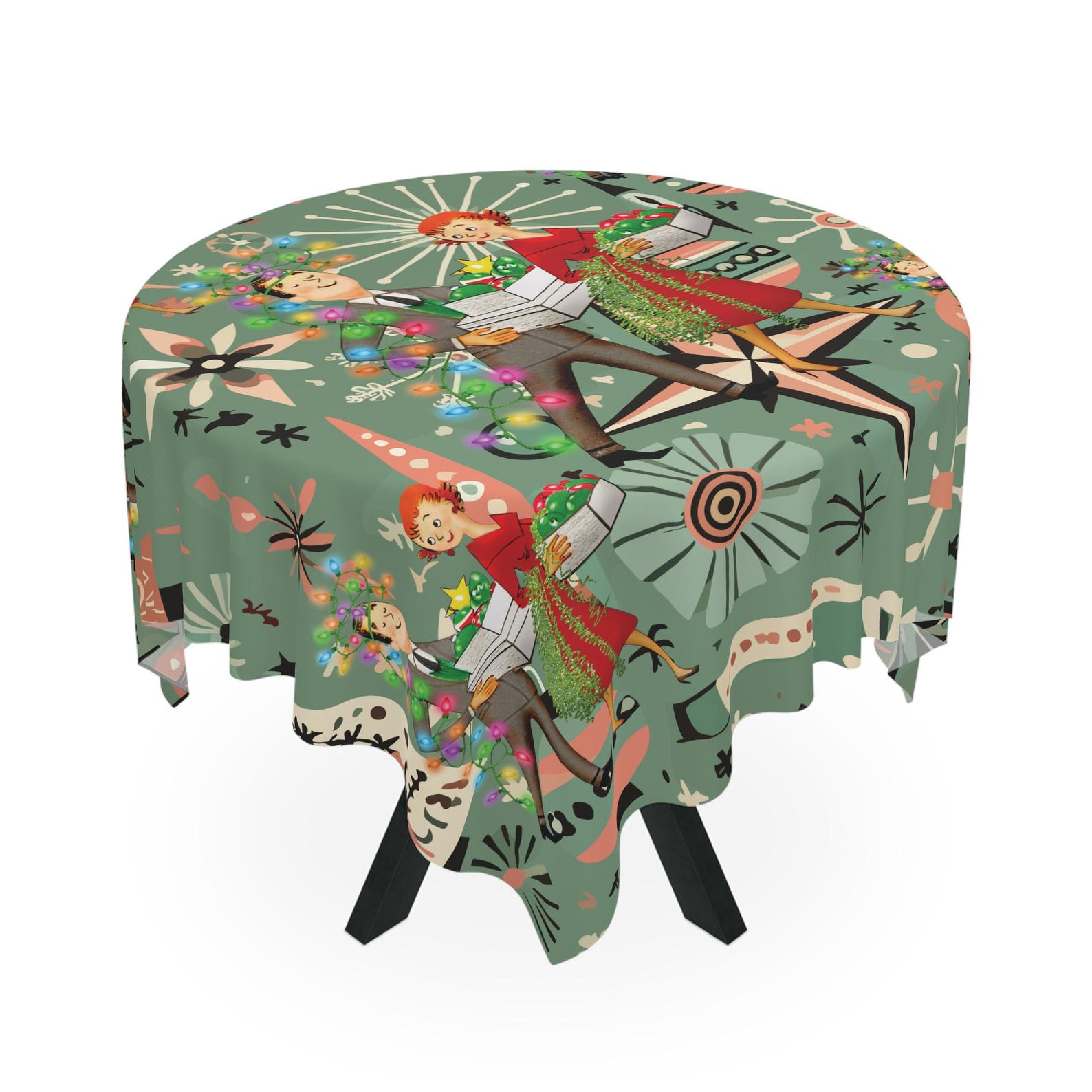 Retro 1950s Kitsch Christmas S – Century Textile & Sewing Supply Saskatoon Sk Bewertung und Preis