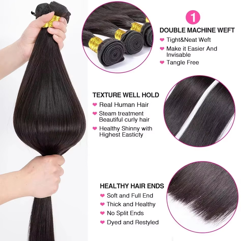 Indian Human Hair Bundles Bone – Sewing Technology Bewertung und Preis