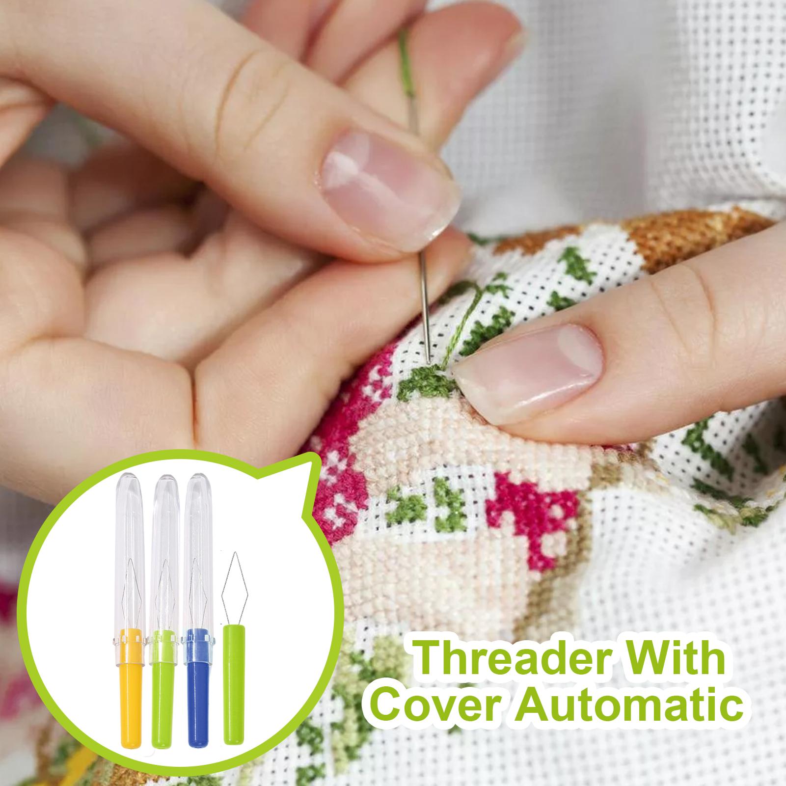 3Pcs Needle Threader with Cove – Needle Threader Tool Bewertung und Preis