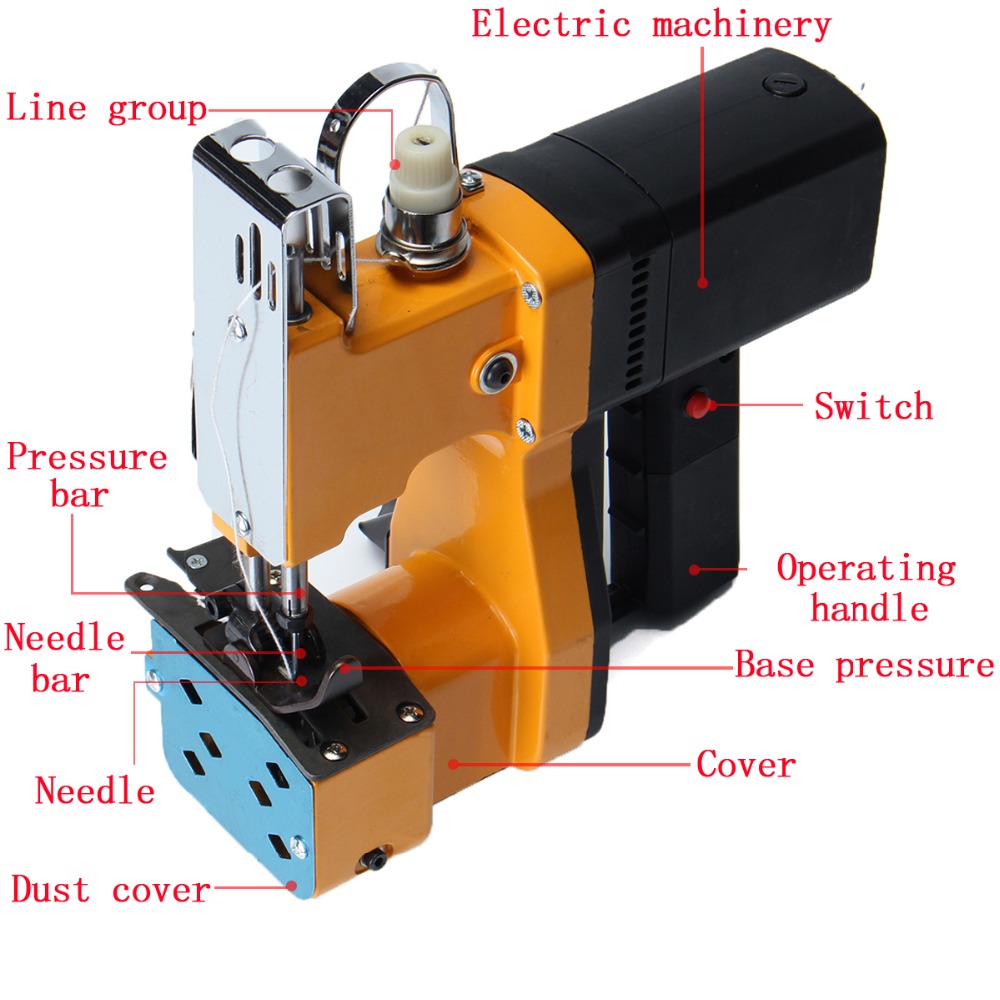 Electric Woven Bag Closing Mac – Textiles Sewing Machine Bewertung und Preis