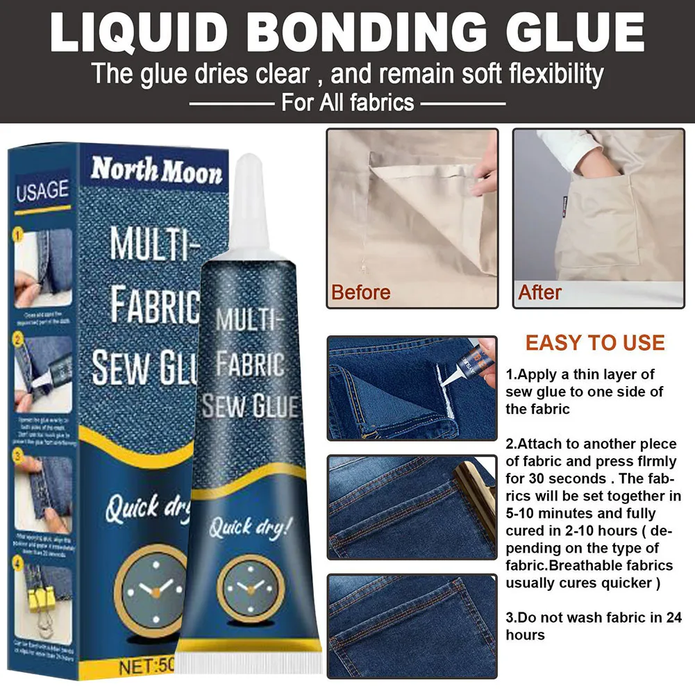50ml Fabric Glue Quick Dry Fab – Sewing Technology Bewertung und Preis