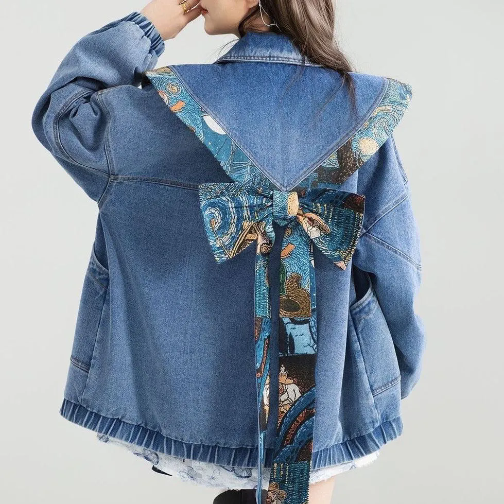 Vintage Denim Jacket Outwear W – Sewing Jackets Bewertung und Preis