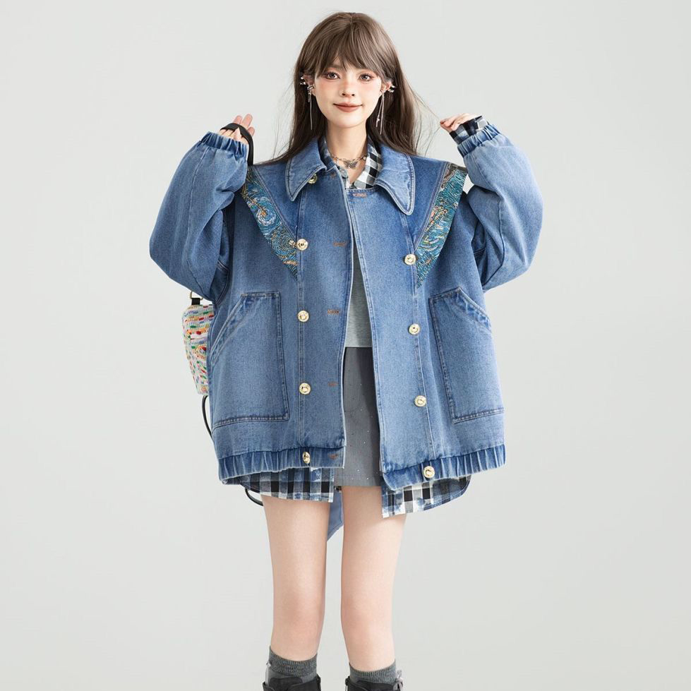Vintage Denim Jacket Outwear W – Sewing Jackets Bewertung und Preis