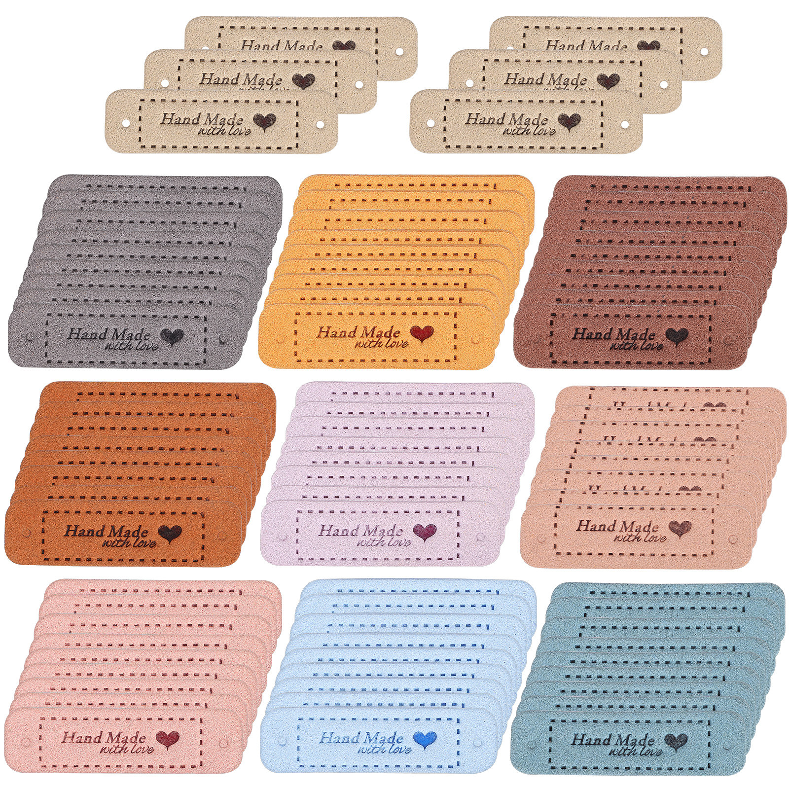 60Pcs Labels Embossed Handmade – Sewing Labels Bewertung und Preis