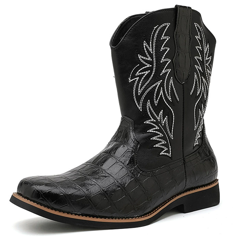 Retro wide toe Western cowboy  – Sewing Embroidery Fabric Bewertung und Preis