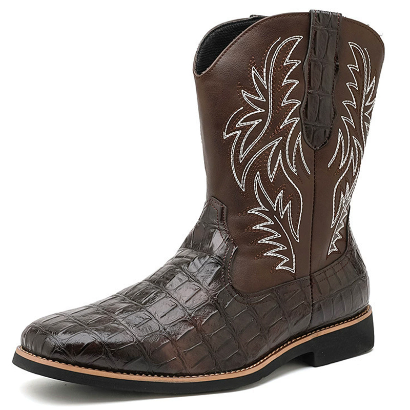 Retro wide toe Western cowboy  – Sewing Embroidery Fabric Bewertung und Preis