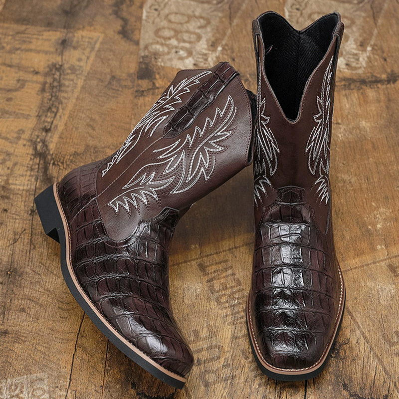Retro wide toe Western cowboy  – Sewing Embroidery Fabric Bewertung und Preis