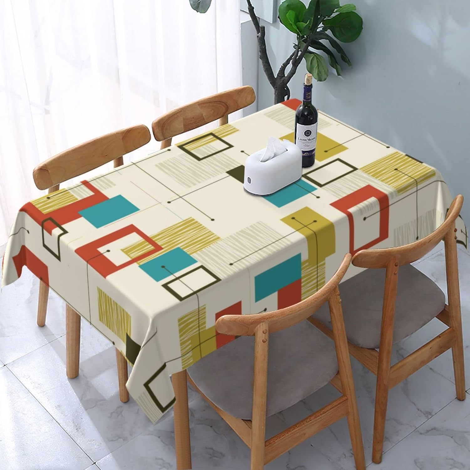 Abstract Geometric Mid Century – Century Textile & Sewing Supply Saskatoon Sk Bewertung und Preis