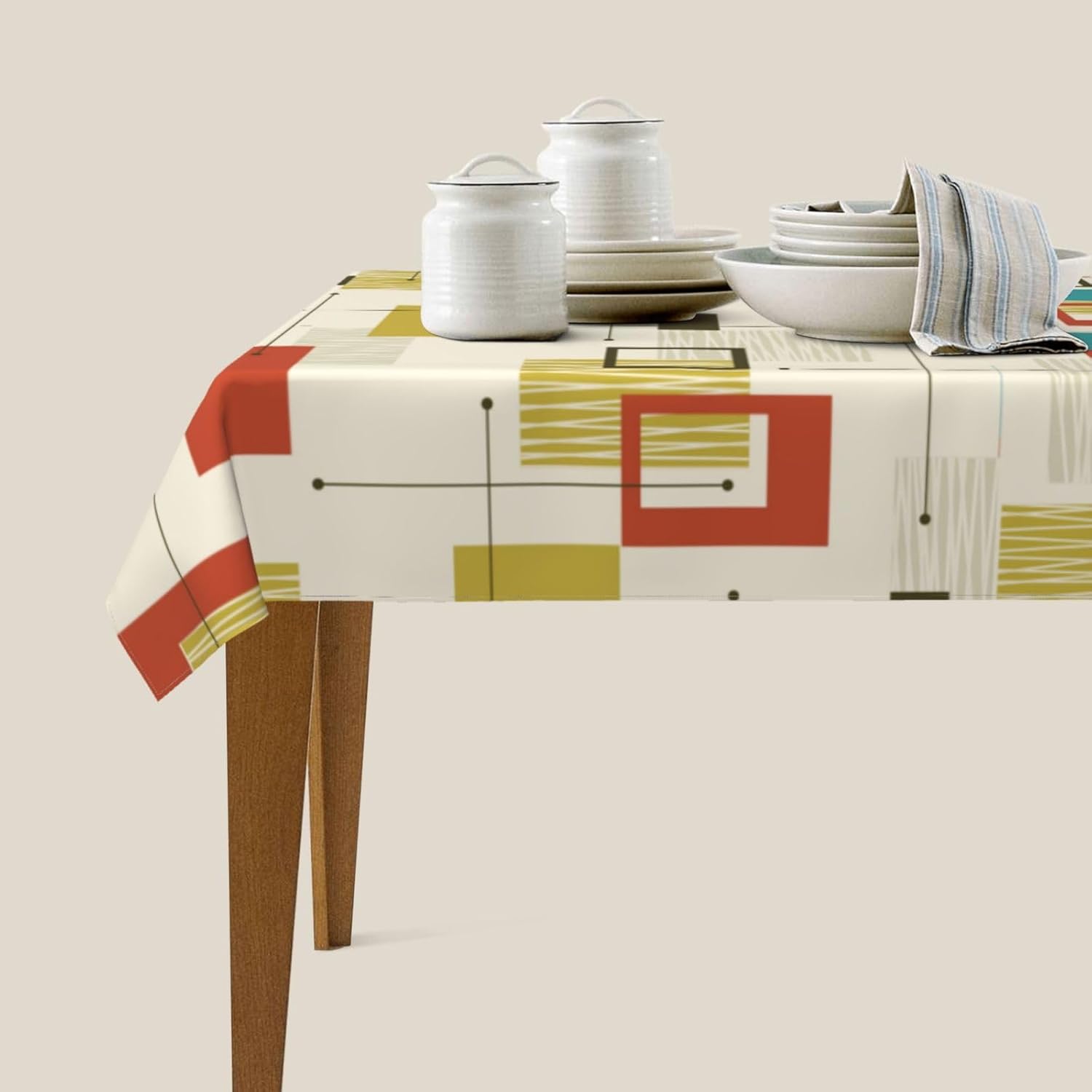 Abstract Geometric Mid Century – Century Textile & Sewing Supply Saskatoon Sk Bewertung und Preis