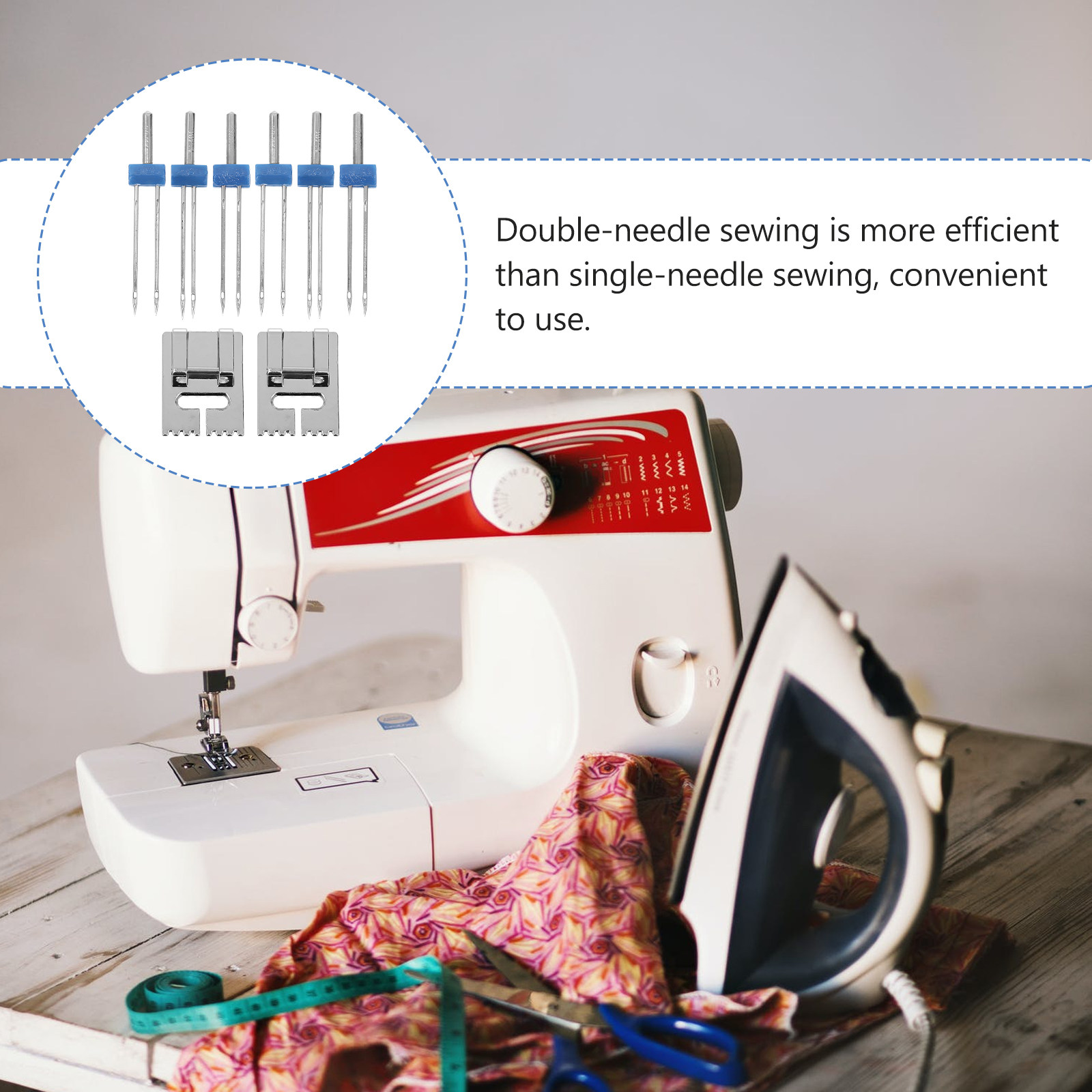 2Sets Professional Twin Needle – Sewing Machine Needle Bewertung und Preis