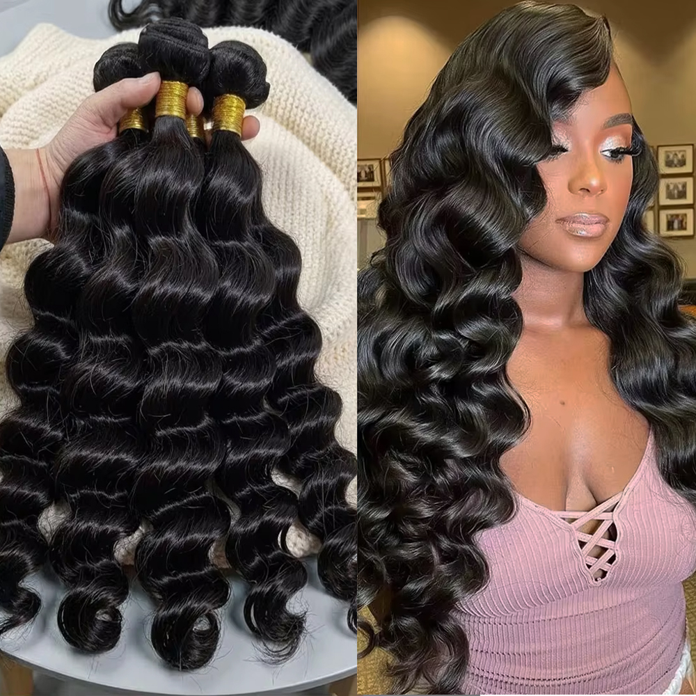 Raw Human Hair Bundles Brazili – Sewing Technology Bewertung und Preis
