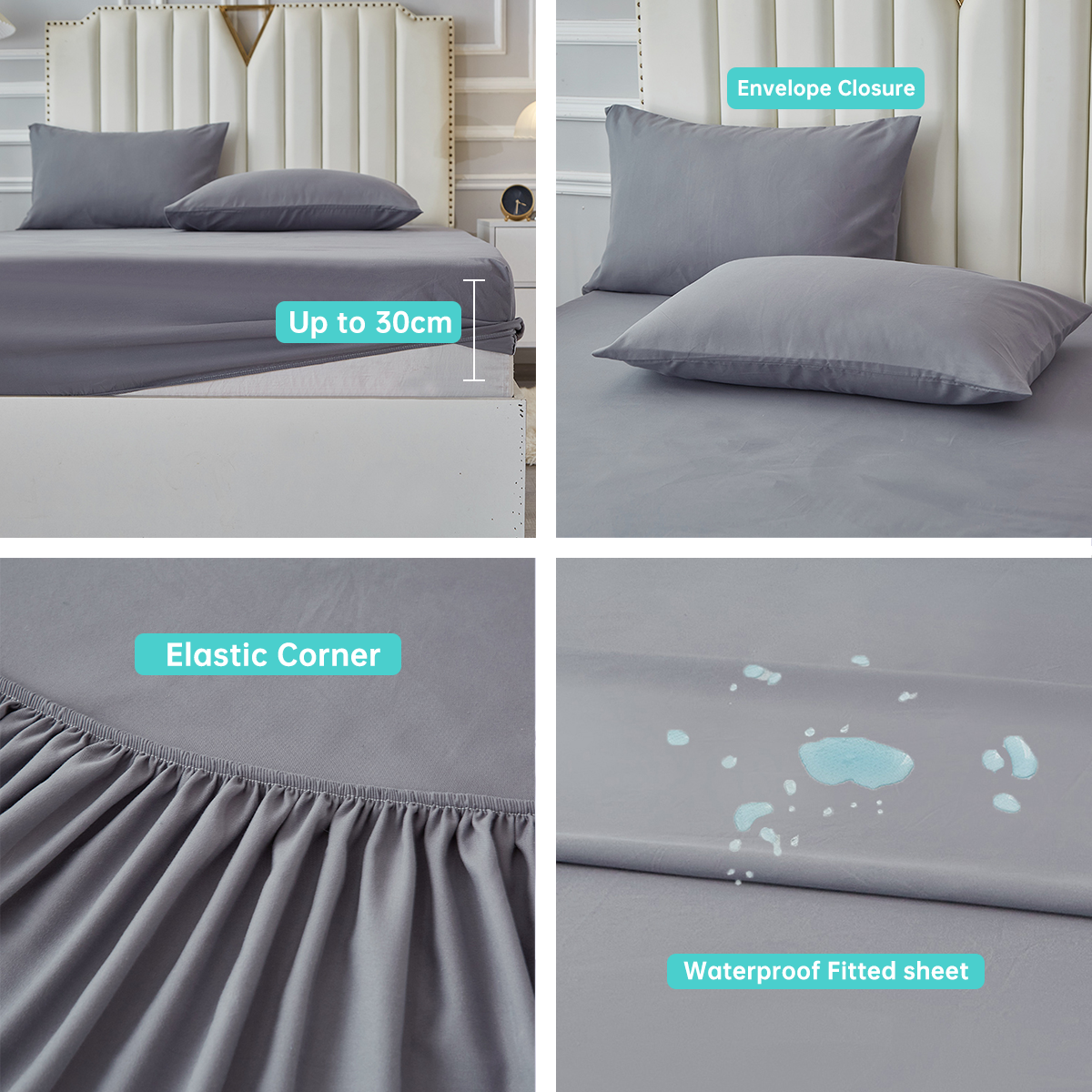 3/4pcs Solid Beding Set, Water – Fabric Softener Sheet Bewertung und Preis