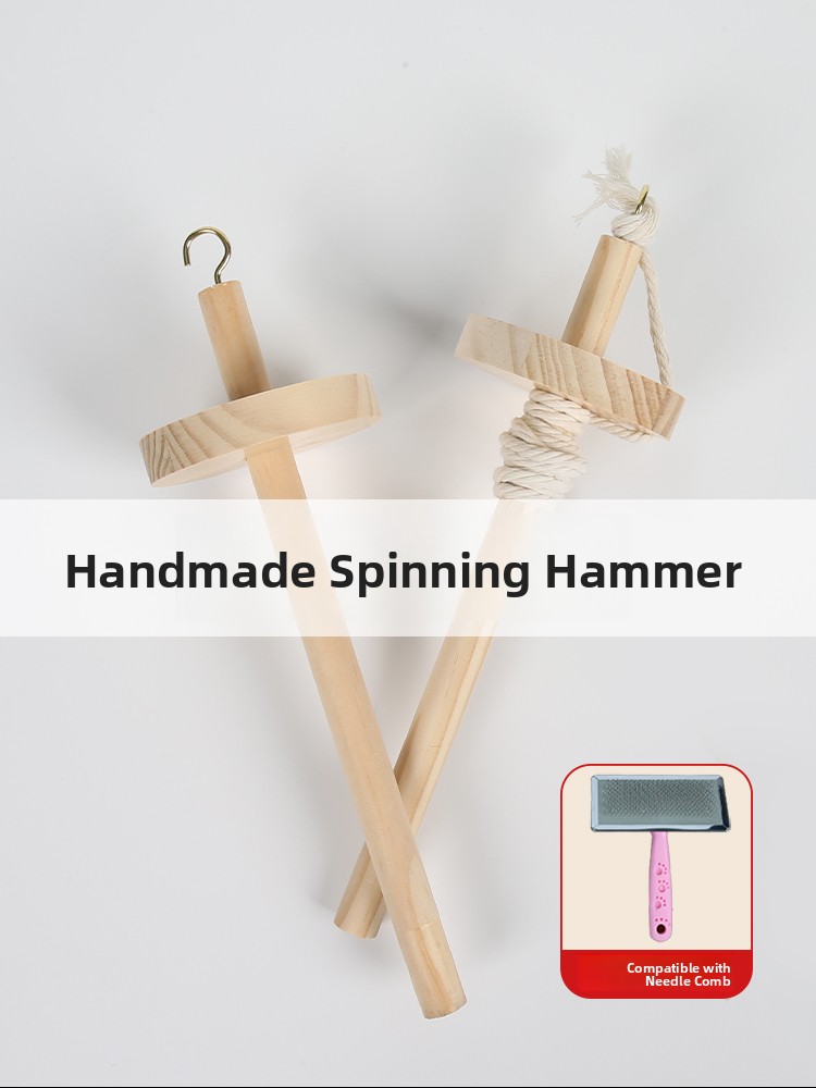 Wooden Spinning Mallet DIY Yar – Sewing Textiles Bewertung und Preis