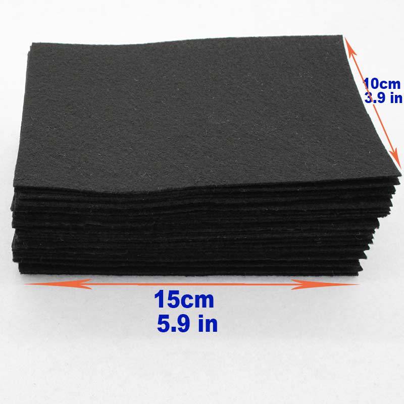 40 Pcs/Lot 10*15cm Black Felt  – Is Sewing A Textile Craft Bewertung und Preis