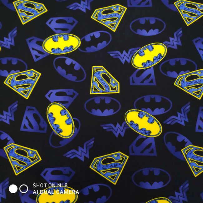 140cm Width Cartoon Batman Log – Sewing Textiles Bewertung und Preis