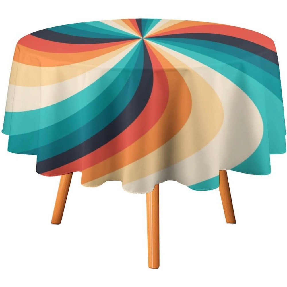 Vintage Groovy Swirl Round Tab – Century Textile & Sewing Supply Saskatoon Sk Bewertung und Preis
