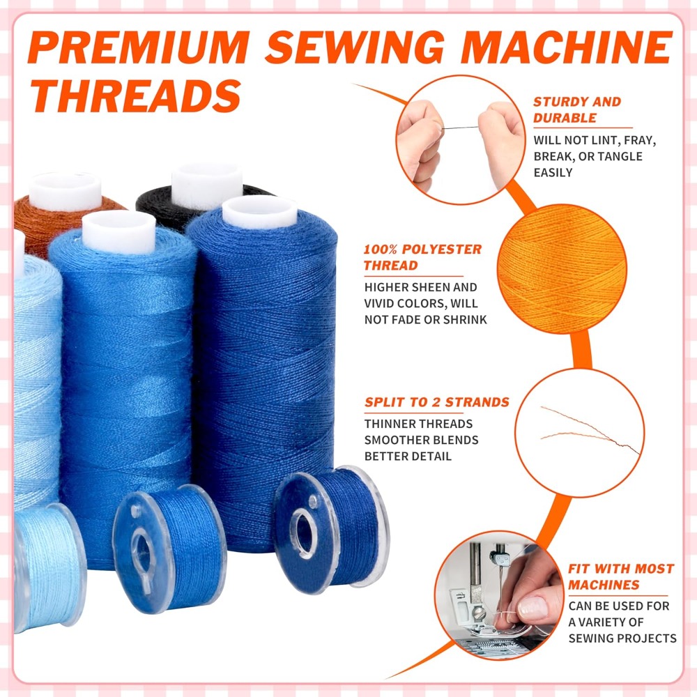 140 Pcs Sewing Thread Kit, 36  – Sewing Machine Needle Bewertung und Preis